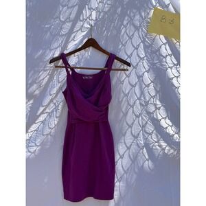 BRA TOPS Purple Ruched Cami‎ Dress Women's Size XS/TP